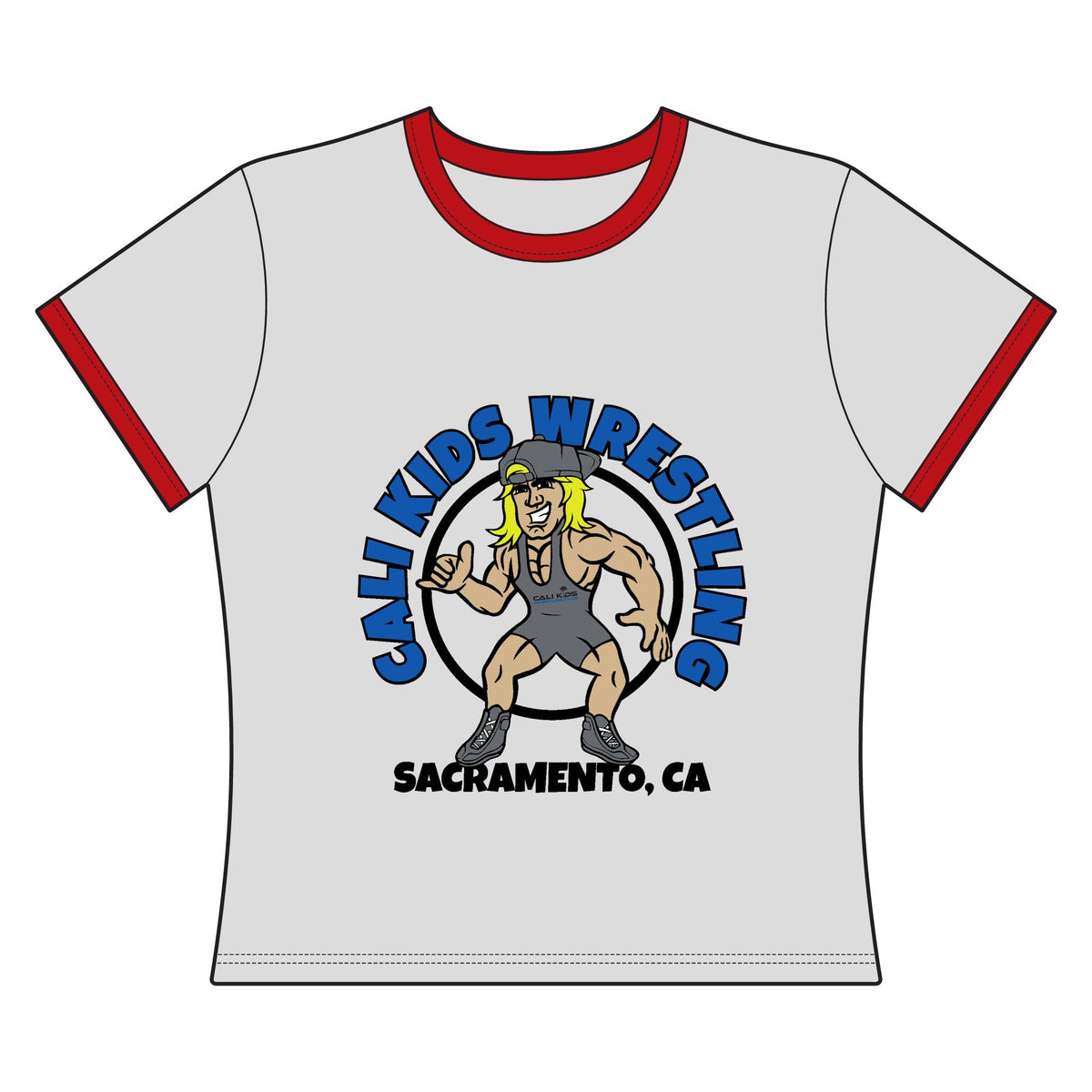 Adult CK Cartoon Ringer Tee Women's