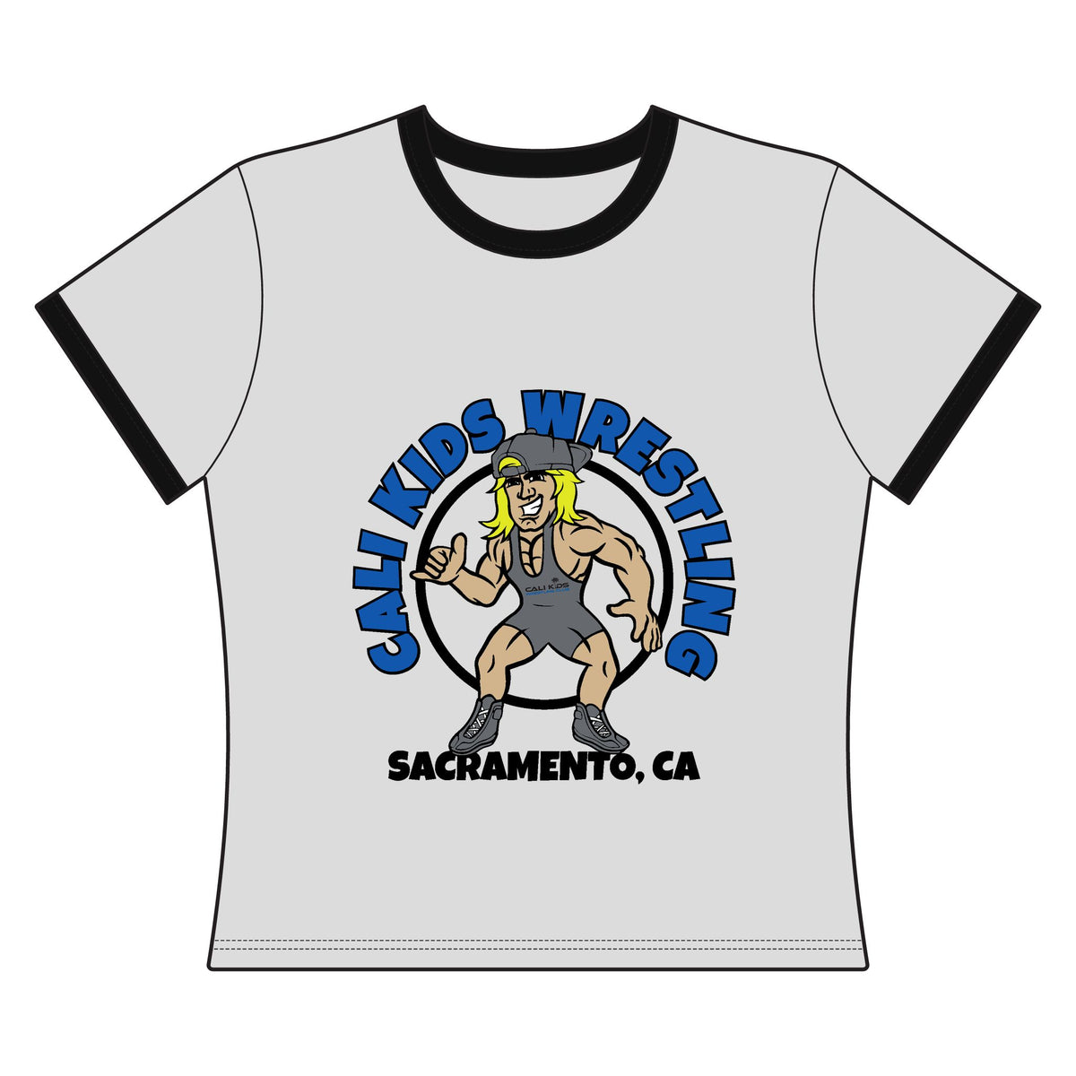 Adult CK Cartoon Ringer Tee Women's