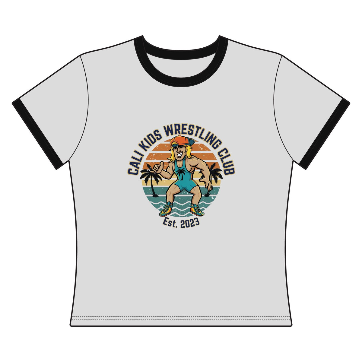 Adult Beach Vibe Ringer Tee Women's