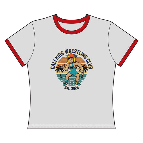Adult Beach Vibe Ringer Tee Women's