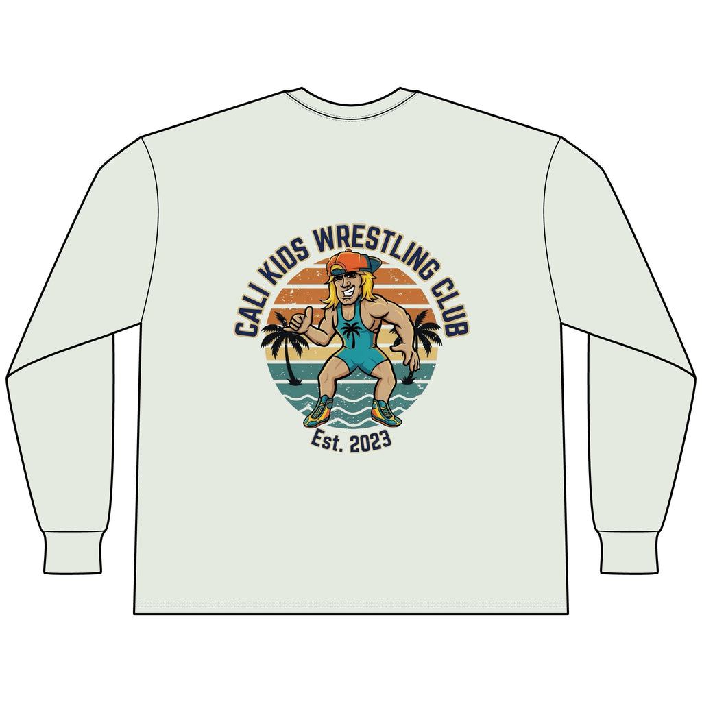 Adult Beach Vibe Long Sleeve Tee - Multiple Color Options