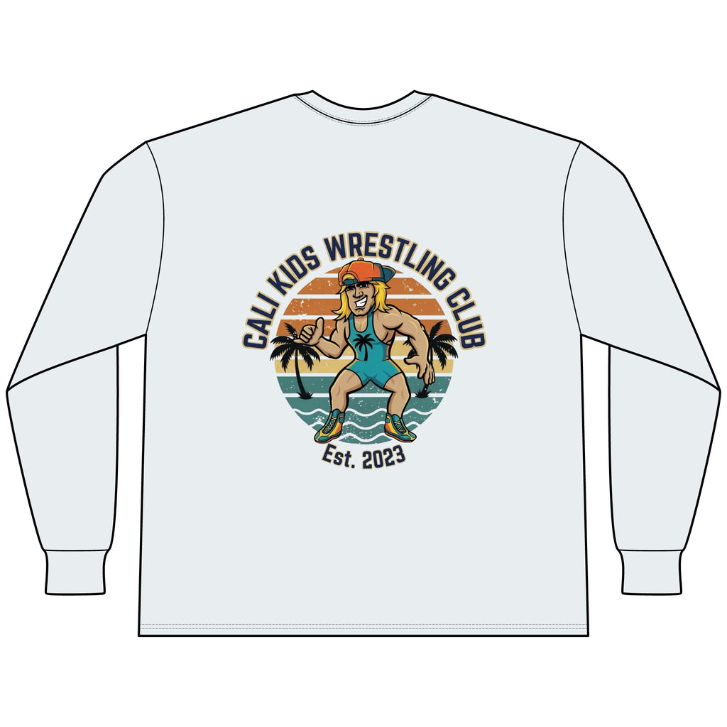 Adult Beach Vibe Long Sleeve Tee - Multiple Color Options