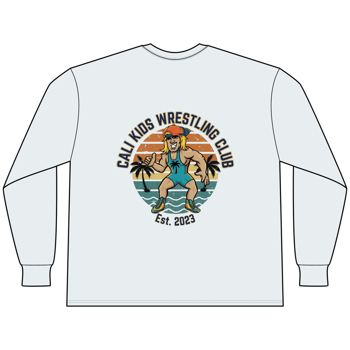 Adult Beach Vibe Long Sleeve Tee - Multiple Color Options