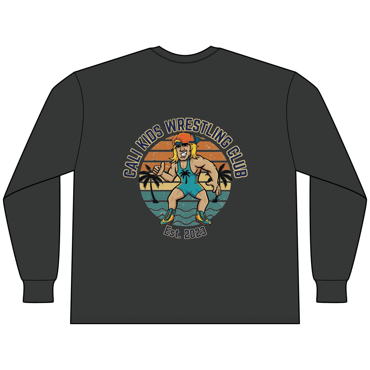 Adult Beach Vibe Long Sleeve Tee - Multiple Color Options