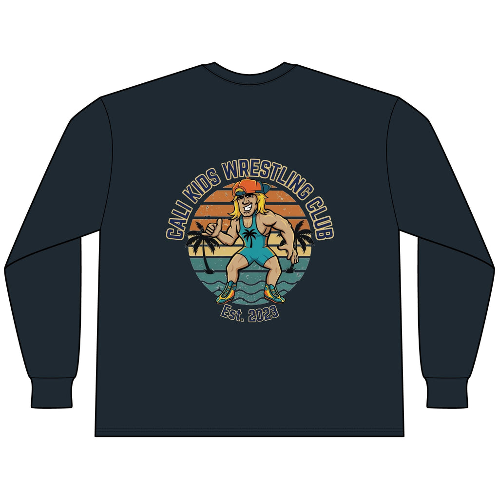 Adult Beach Vibe Long Sleeve Tee - Multiple Color Options