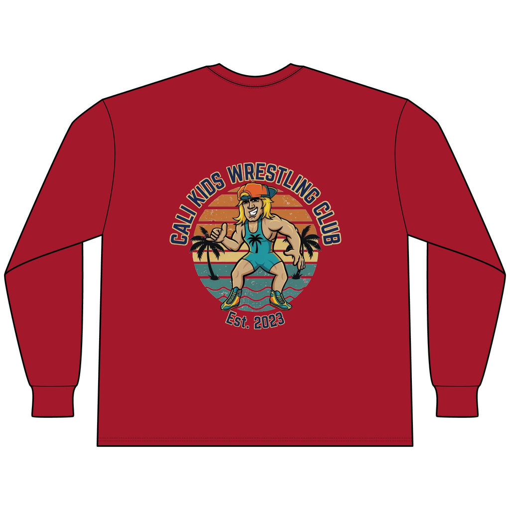 Adult Beach Vibe Long Sleeve Tee - Multiple Color Options