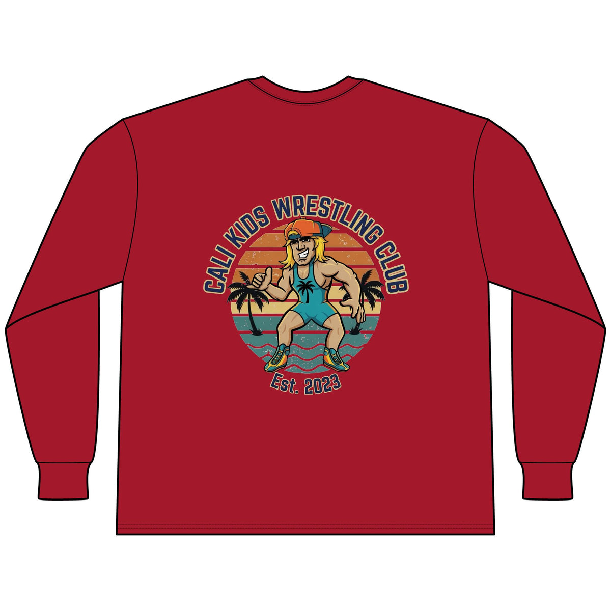 Adult Beach Vibe Long Sleeve Tee - Multiple Color Options