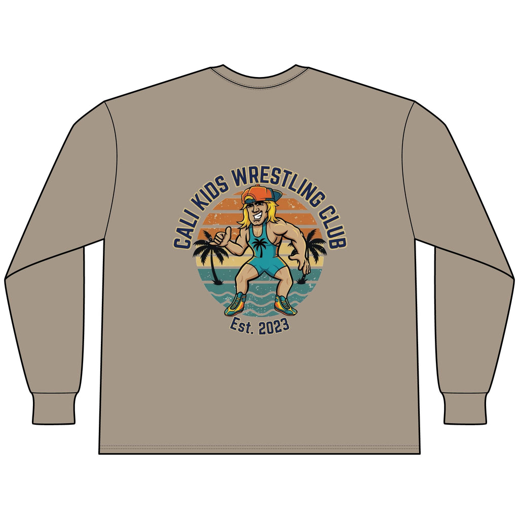 Adult Beach Vibe Long Sleeve Tee - Multiple Color Options