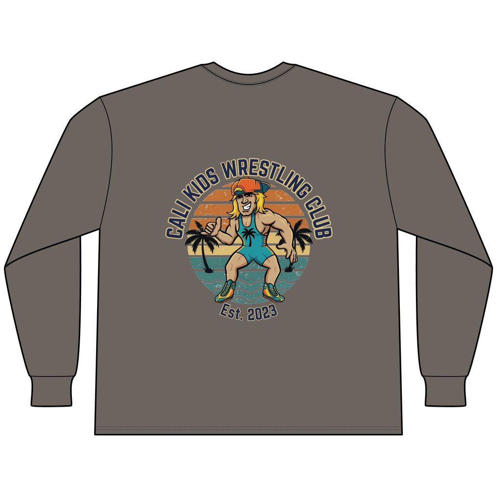 Adult Beach Vibe Long Sleeve Tee - Multiple Color Options