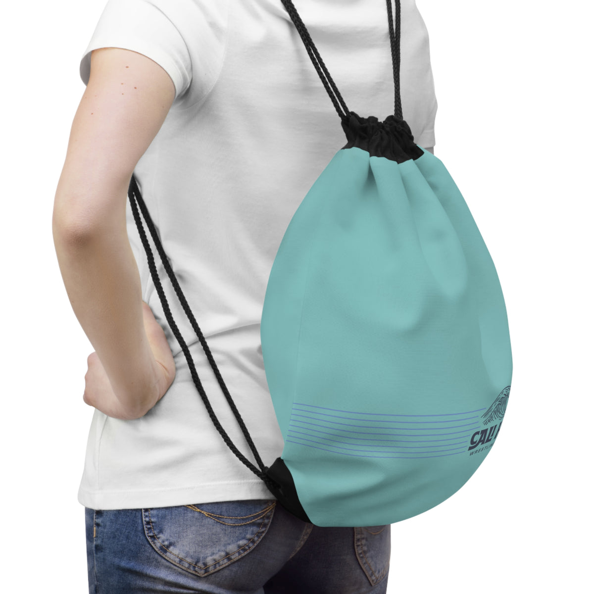 Surf Shop Drawstring Bag