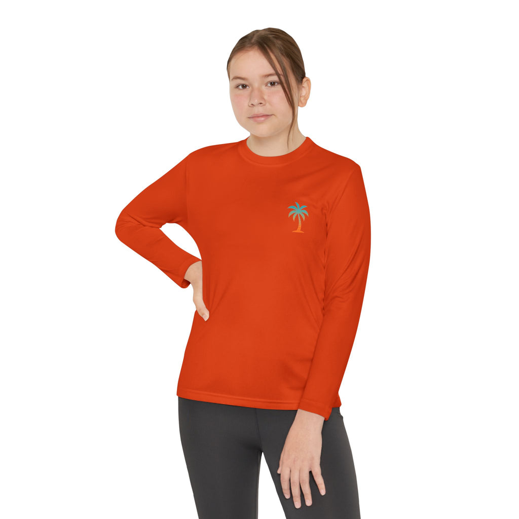 Youth Surfs Up  Long Sleeve Competitor Tee Sport-Tek