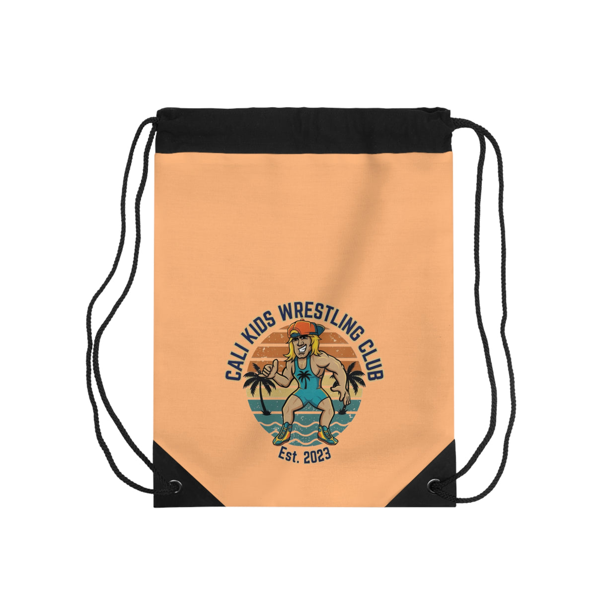 Beach Vibe Drawstring Bag