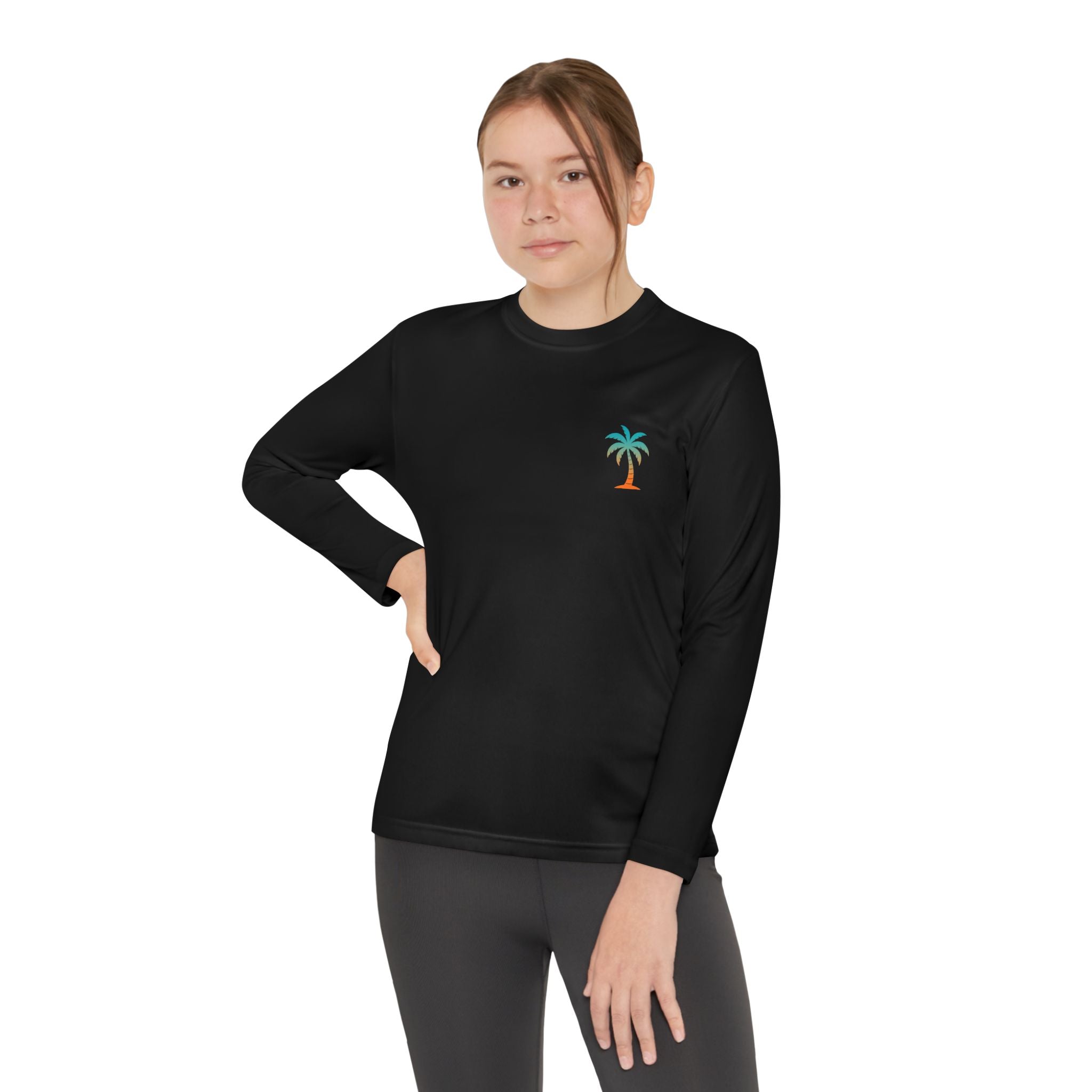 Youth Surfs Up  Long Sleeve Competitor Tee Sport-Tek