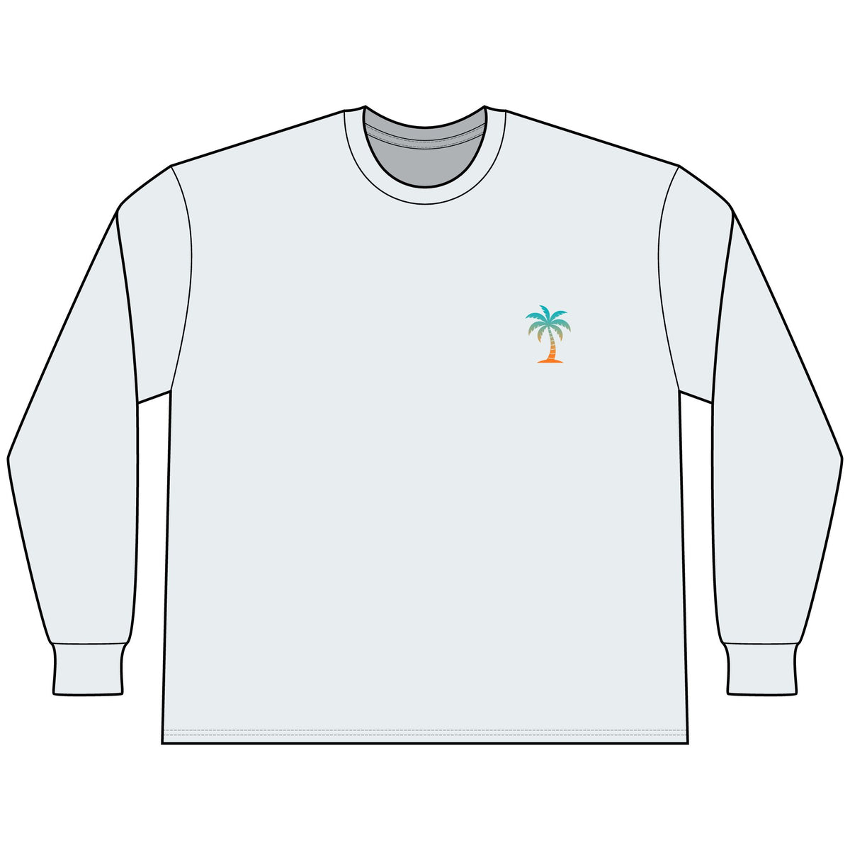 Adult Beach Vibe Long Sleeve Tee - Multiple Color Options