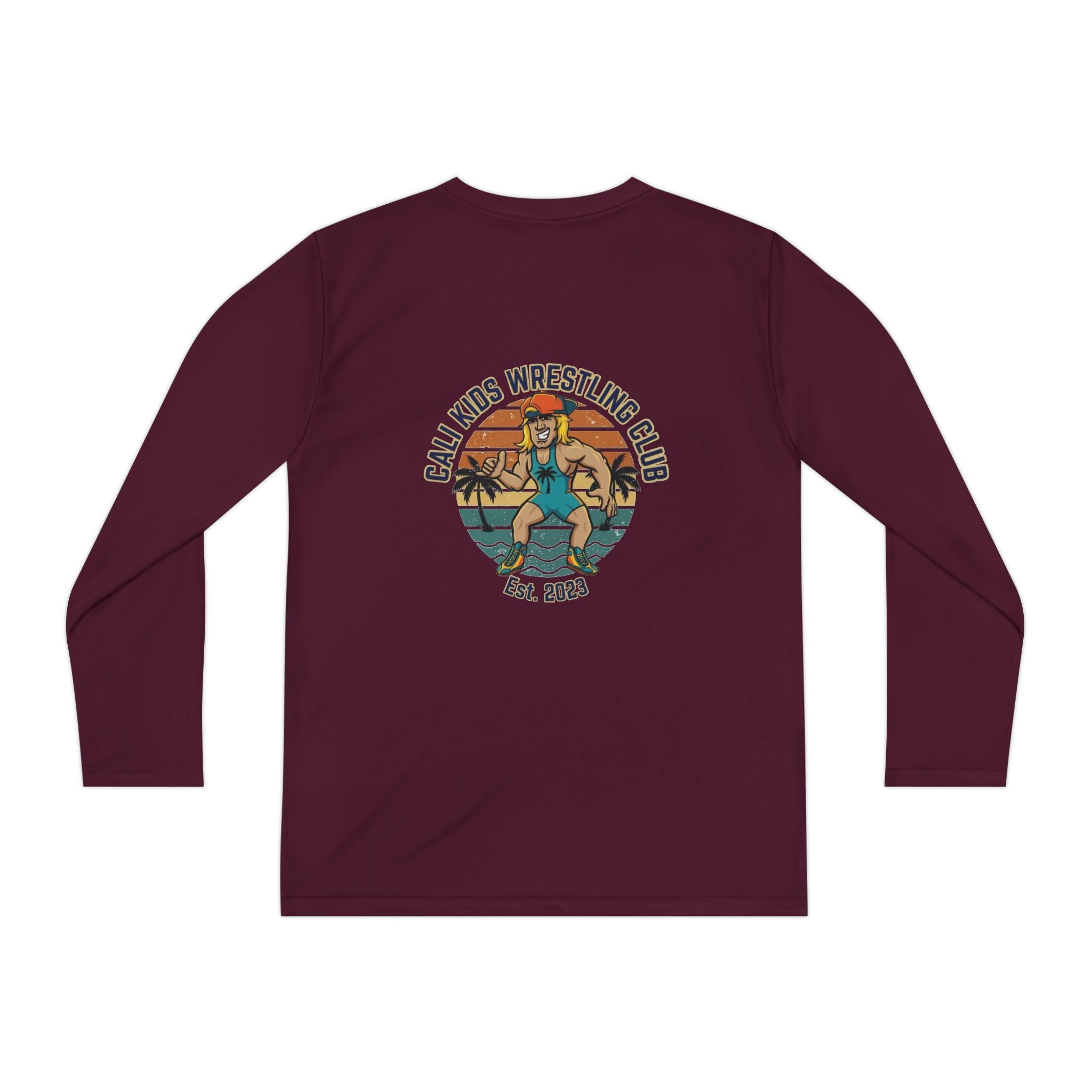 Youth Surfs Up  Long Sleeve Competitor Tee Sport-Tek