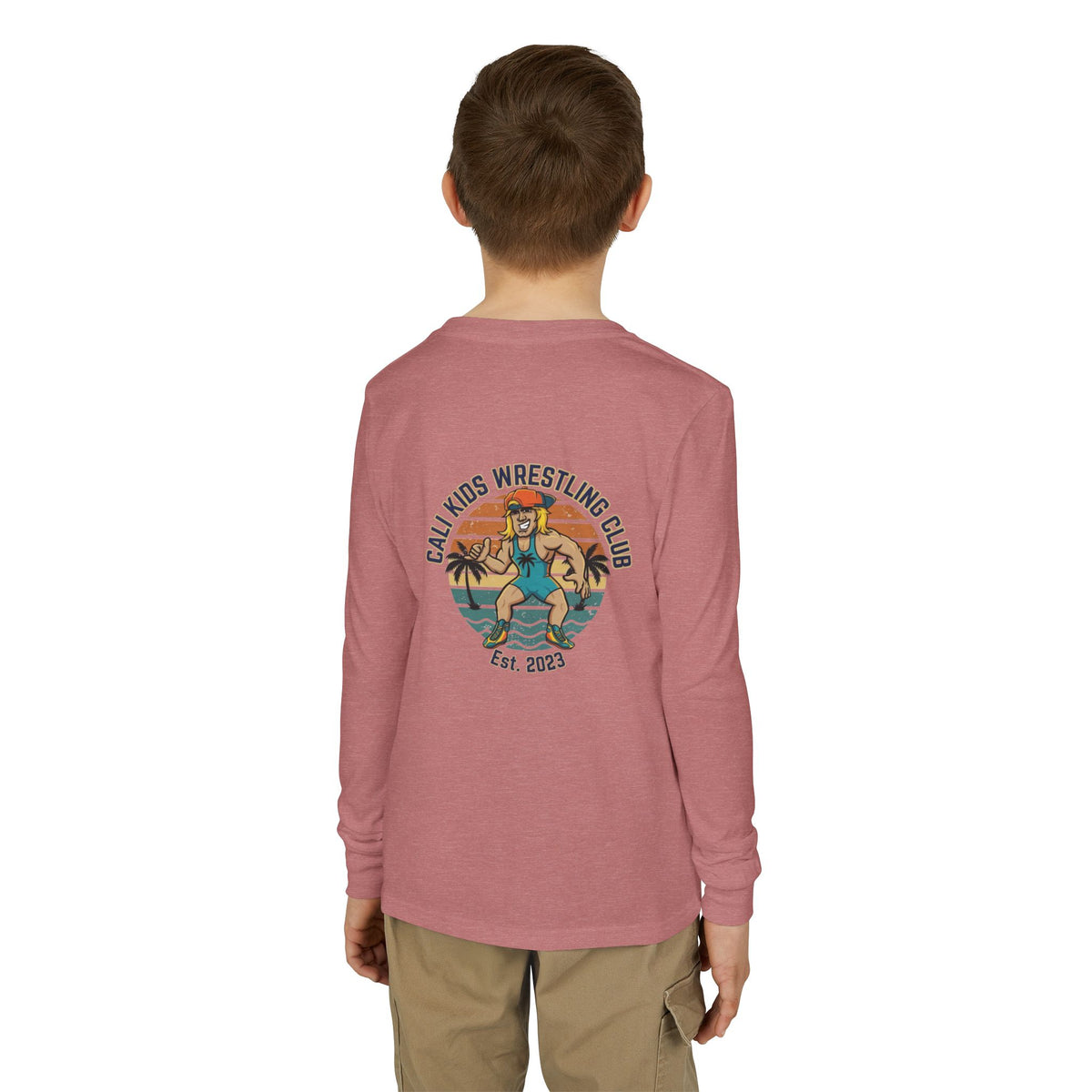 Youth Beach Vibe Long Sleeve T Shirt- Multiple Color Options