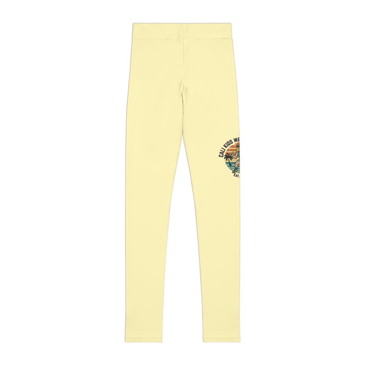 Youth Beach Vibe Leggings Yellow