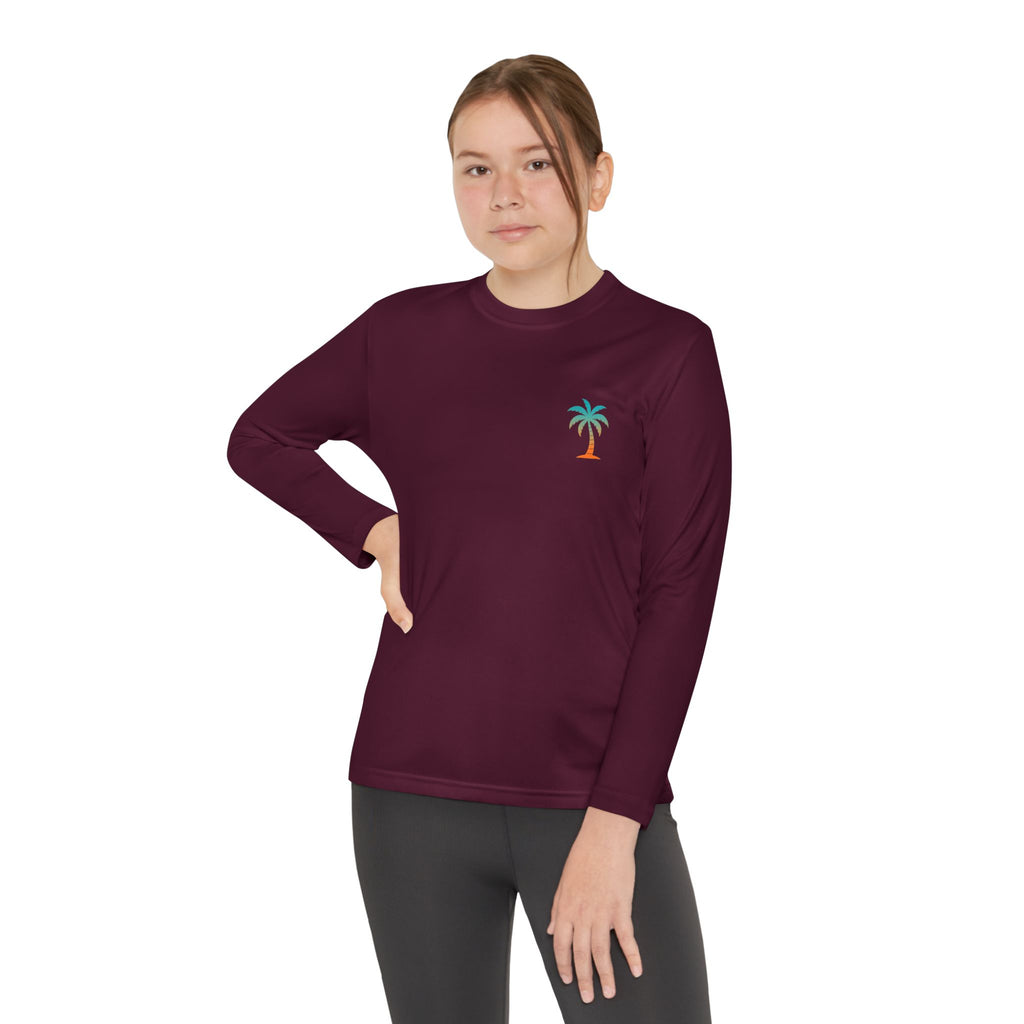 Youth Surfs Up  Long Sleeve Competitor Tee Sport-Tek