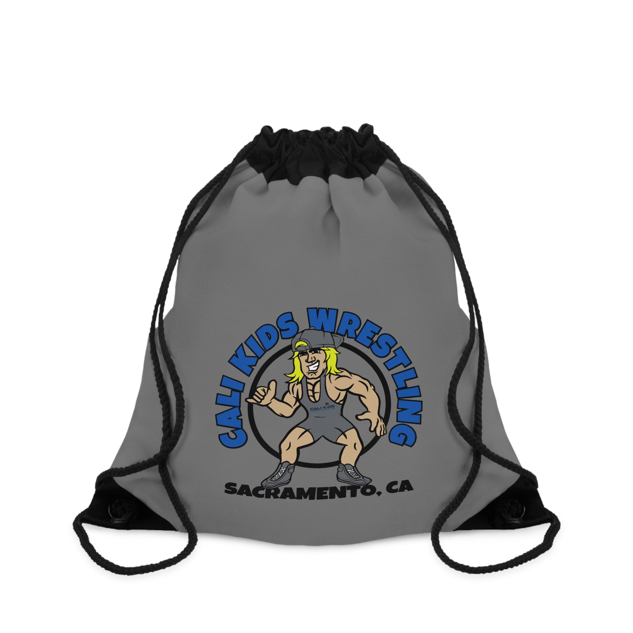 CK Cartoon Logo Drawstring Bag