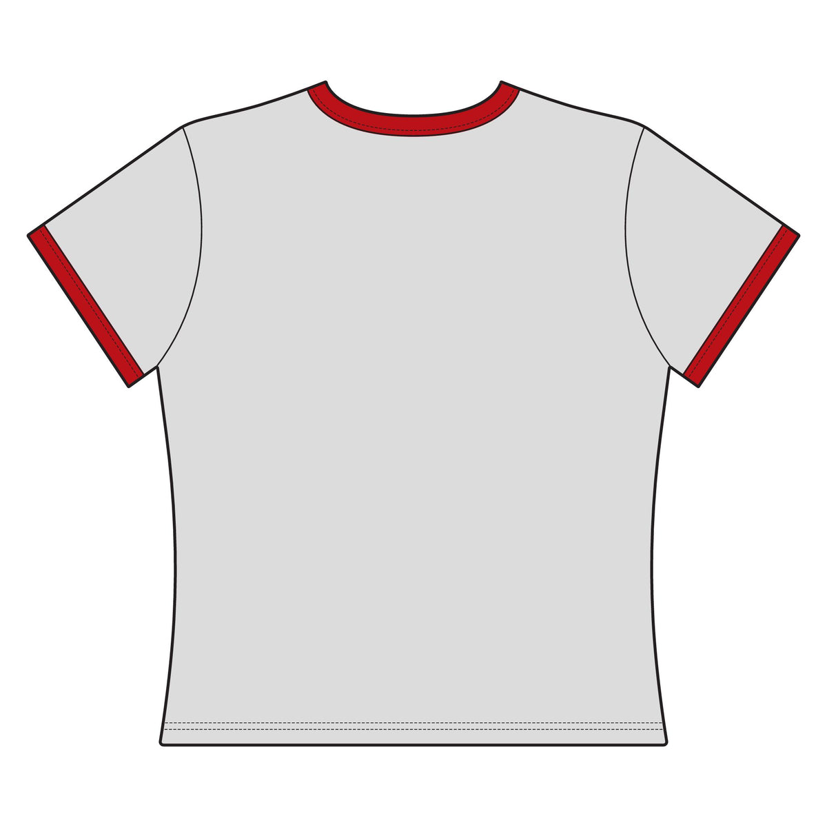 Adult Beach Vibe Ringer Tee Women's